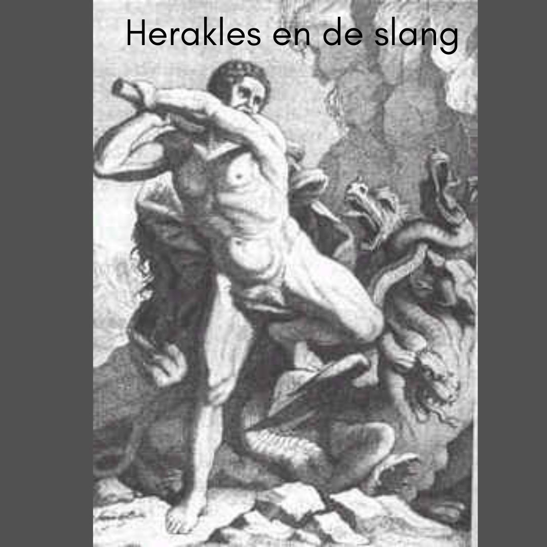 Herakles en de slang Herakles en de slang
